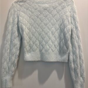 Girl's Soft Sweater - Light Blue